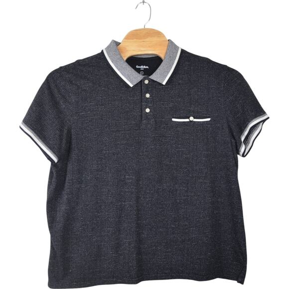 Goodfellow Other - Goodfellow & Co Navy Polo XXL – Retro Contrast Trim & Pocket
